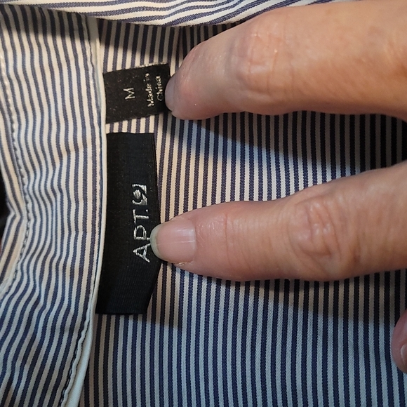 Classic blue and white striped blouse - Picture 4 of 5